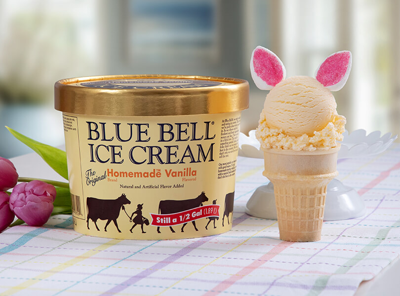 Blue Bell Easter Bunny Ice Cream Treats recipe