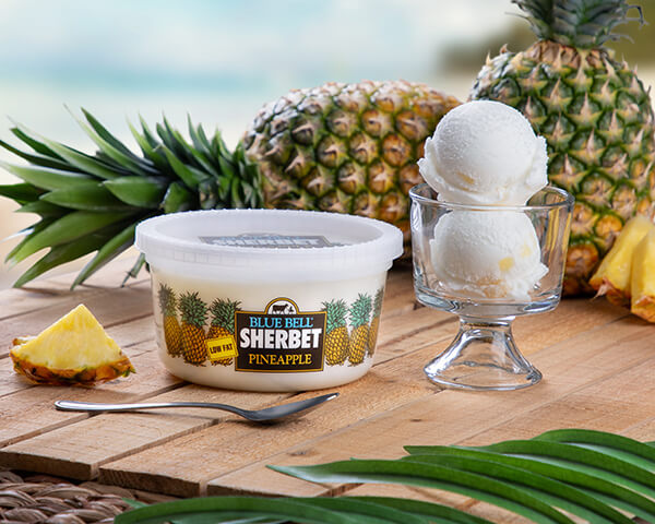 Blue Bell Pineapple Sherbet